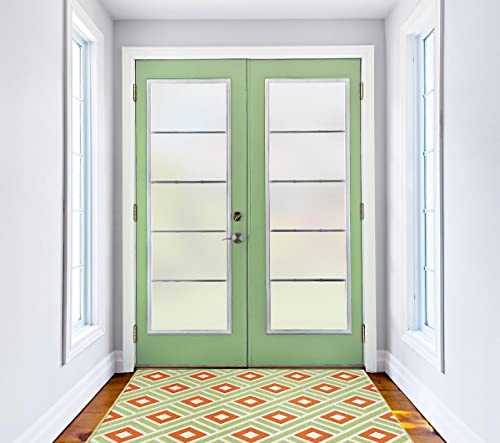 Difit Window Privacy Film,Frosted Glass Window Film,Static Cling Window Film,Window Sticker Privacy,Opaque Uv Blocking Vinyl Window Film For Glass Door Bathroom Office Living Room (11.8X78.7 Inches) #TOP2