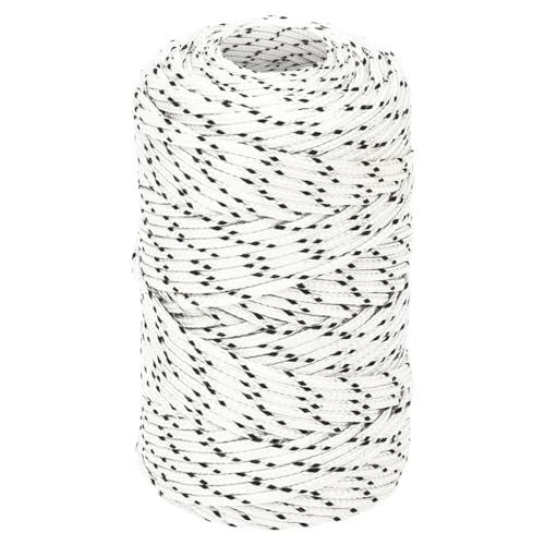 Solivagant Cuerda para Barco Trenzada poliéster Blanco 2 mmx500 m,Blanco,1.37kg