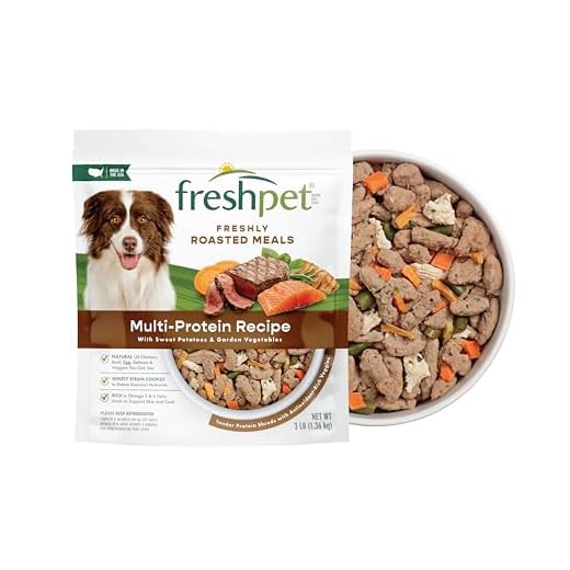 Freshpet Dog Food, Multi-Protein Complete Meal, Chicken, Beef, Egg and Salmon Recipe, 3Lb
