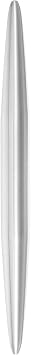KALLORY Stainless Steel Rolling Pin for Baking, Non-stick Long Dough Roller Pin with Dual-tapered Ends, Large Size Pastry Fondant Roller for Home and Professional Use