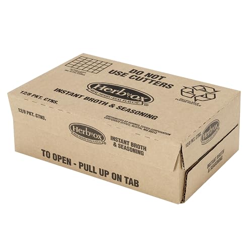 HERB-OX Sodium Free Chicken Bouillon Packets, 1.5 oz, (Pack of 12)