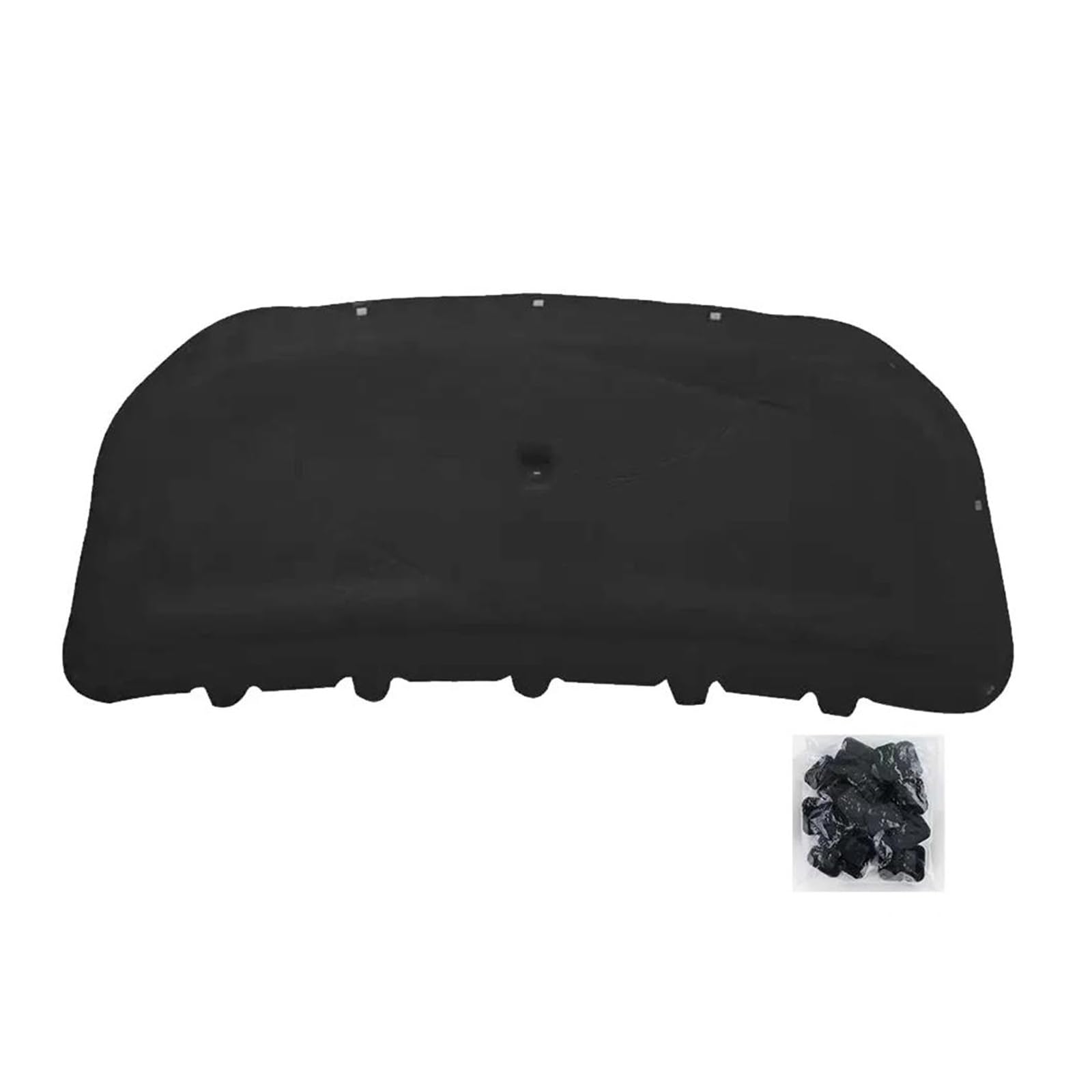 Tapis isolant phonique de capot avant en coton pour VW Touran 2008-2010