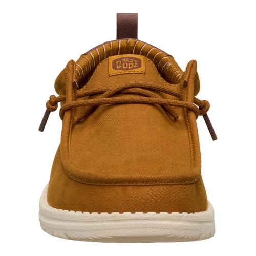 HEYDUDE Wally Vintage Classic Spice Brown/Downtown Brown Size 14, Mens Shoes, Slip-on Loafers, Comfortable & Light-Weight4