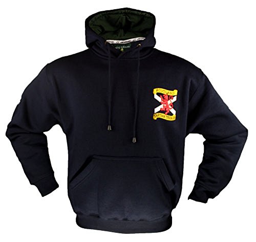 Silky SullivanCollection Tartan Terror Hooded Sweatshirt (XXL) Navy Blue