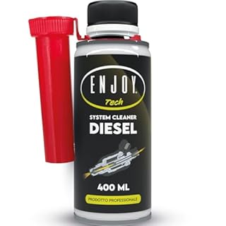 ENJOY TECH System Cleaner Diesel - Additivo Professionale per la Pulizia degli Iniettori e la Protezione del Motore Diesel - 400ML, Made in Italy (1)