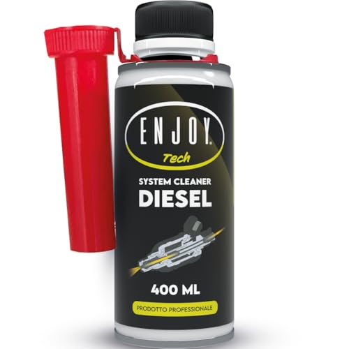 ENJOY TECH System Cleaner Diesel - Additivo Professionale per la Pulizia degli Iniettori e la Protezione del Motore Diesel - 400ML, Made in Italy (1)