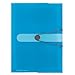 Produktbild Herlitz 11206414 Gummizugmappe 3er Pack PP A4 transparent blau