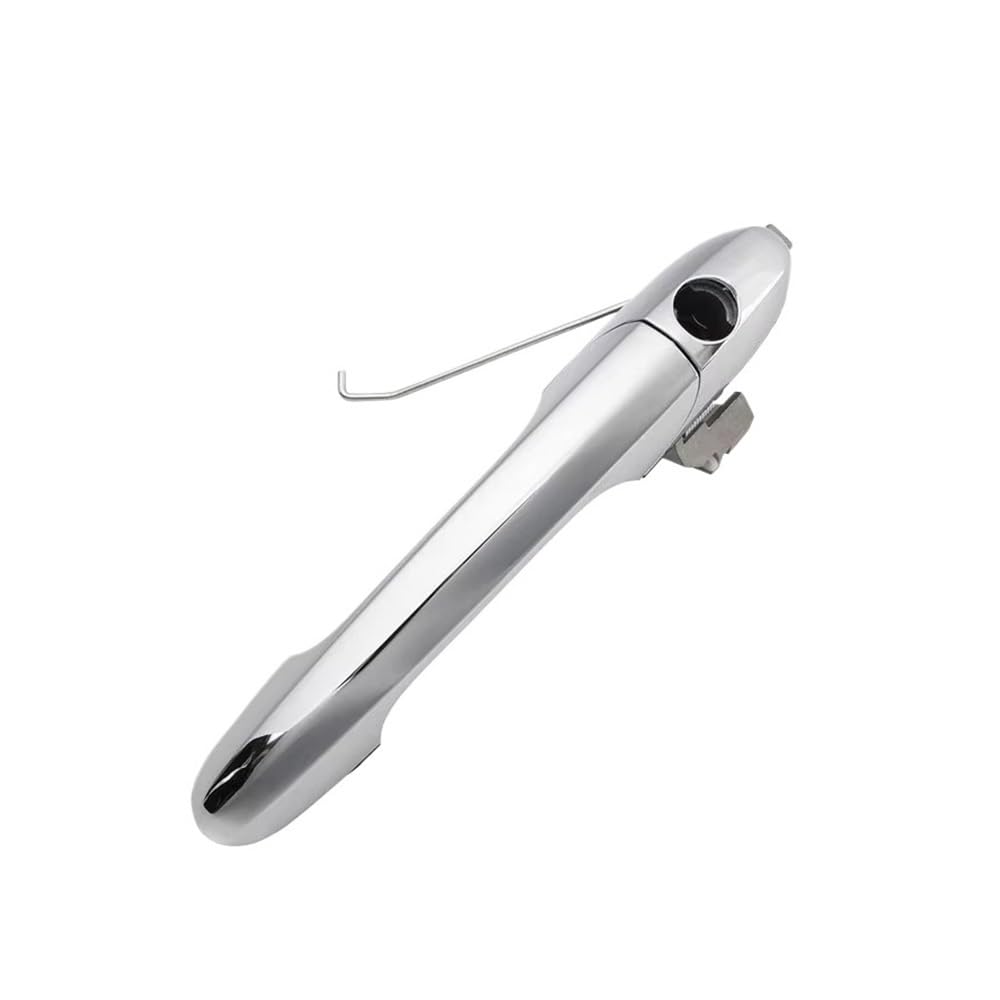 RAtsch Car Side Exterior Door Handle for 500 for 500C 2007-2018 Left/Right Hand Drive Exterior Door Handle Chrome 68069943AC 68069942AB Car Replacement Accessories(RHD Driver Side)