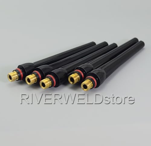 Image of RIVERWELD TIG Welding Back Cap 57Y02 Long for WP 17 18 26 Torch 10pcs | Fit QQ300 PTA DB SR WP 17 18 26 TIG Welding Torch
