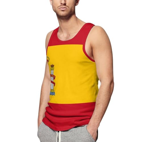 Débardeur homme été t-shirt sans manches pour la plage et le sport en taille S