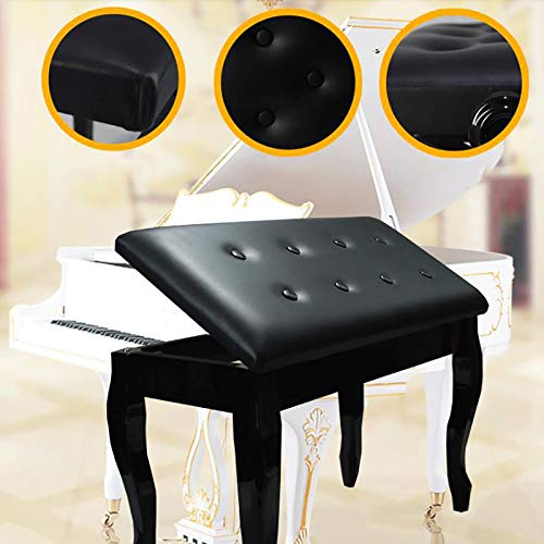TEmkin Tabouret de Piano Banc de Piano Tabouret de Piano Banc de Clavier de Musique Double avec Compartiment de Rangement, Pieds de Tabouret Audacieux Conception de Tapis antidérapant - Les Beatles, Paul McCartney, John Lennon, RIngo Starr, George Harrison TEmkin Tabouret de Piano Banc de Piano Tabouret de Piano Banc de Clavier de Musique Double avec Compartiment de Rangement, Pieds de Tabouret Audacieux Conception de Tapis antidérapant – Image 6