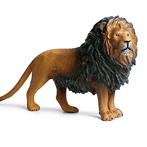 Kopfskulpturen Casual Löwenmodell Ornament Skulptur Kunststoff Home Outdoor Garden Kinderbüro Wohnzimmerstudie Desktop 27X7.5X15 cm. HAODAMAI Cover