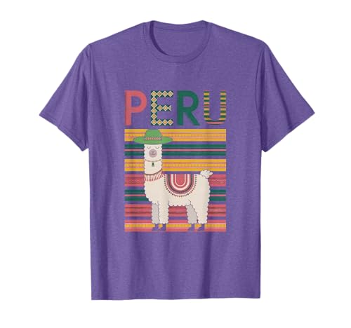 Linda Llama peruana de Perú - Fun Peru Design Camiseta