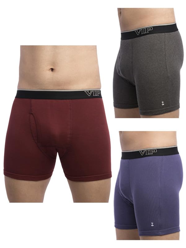 vip Men's Cotton Snug fit Solid Trunks-picture-36