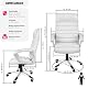 Bürostuhl Weiß tectake Design – Ergonomischer Schreibtischstuhl