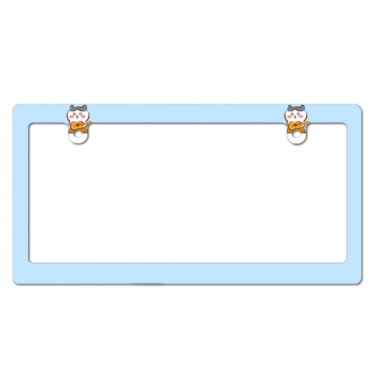 Amazon.co.jp: ちいかわ ハチワレ ブルー ナンバープレート フレーム