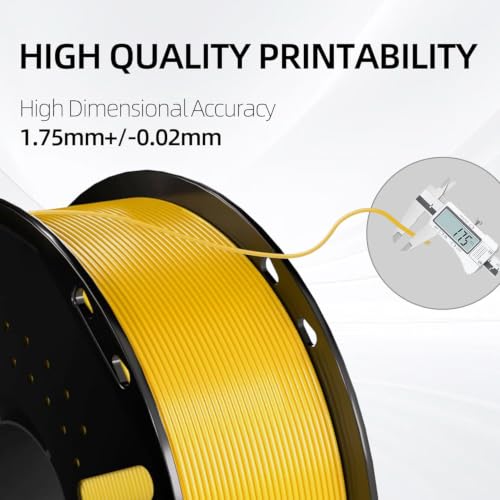 Image of 250G Silk PLA 3D Printer Filament 1.75mm Filajoy3D 3D Printing Filament Dimensional Accuracy + /- 0.03mm for Most FDM 3D Printers,Gold
