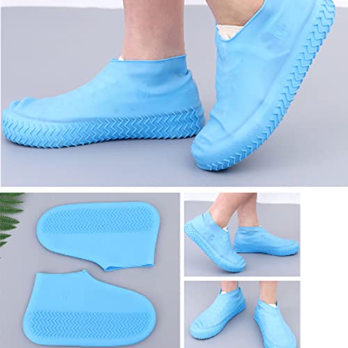 Cubiertas para zapatos, protectores de silicona antideslizantes y resistentes al agua para exteriores miniatura 2