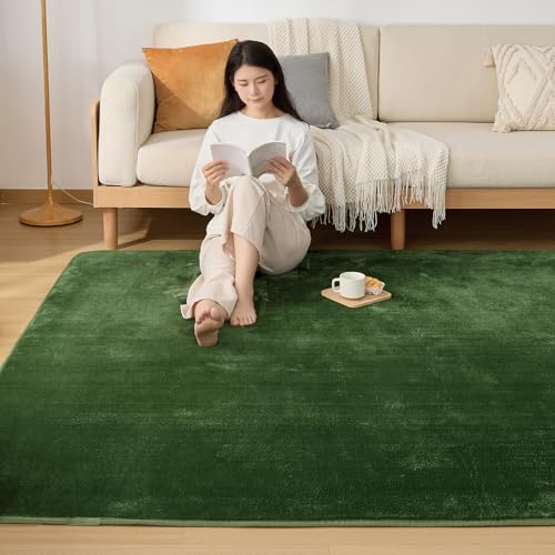 Sun Deco ���O �J�[�y�b�g ����15mm �ᔽ�� ���O�}�b�g 200x300cm ��4.5�� �O�~ ����~�ߕt �h�� �h�_�j �R�� �h�L ���r���O�}�b�g �I�[���V�[�Y�����K �ӂ�ӂ픧�G�� �����}�b�g ���g�[�E�z�b�g�J�[�y�b�g�Ή� �O���[��