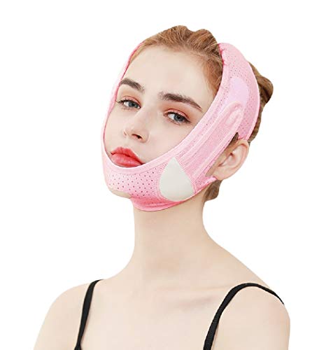 V Line Face Lift foomen Er Wliminates Sagging Skin Lifting Firming Anti Aging, Face Shaper Band Eliminates Wrinkles Sagging Anti-aging Painless Firming Mask for Women