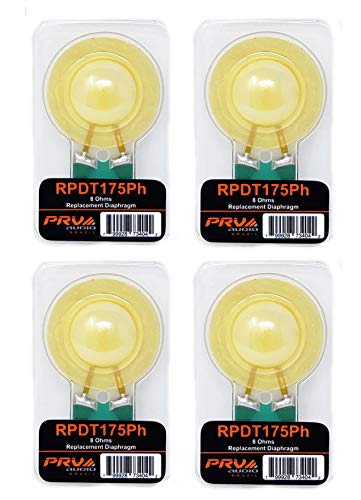 4X Replacement Diaphragm PRV Audio PRV-RPDT175Ph for DT175 WG1-175Ph Horn Driver