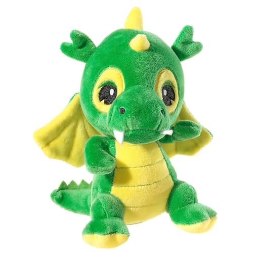 Heunec 379374 Drache Knuffi Plüschtier, grün