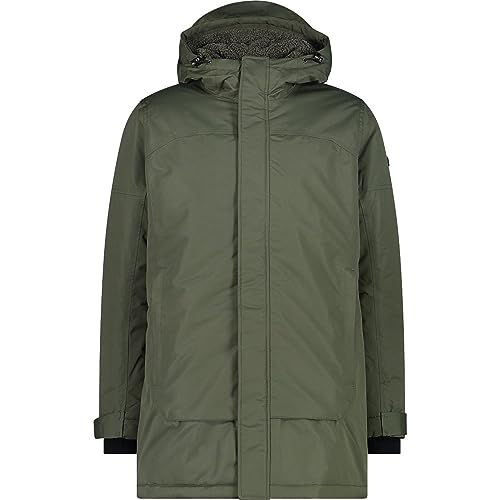 Parka homme CMP capuche fixe veste chaude coupe-vent imperméable manteau hiver 33K2207