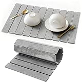 Alfombrilla Escurreplatos, 60 x 40 cm Tapetes para Secado de Platos para...