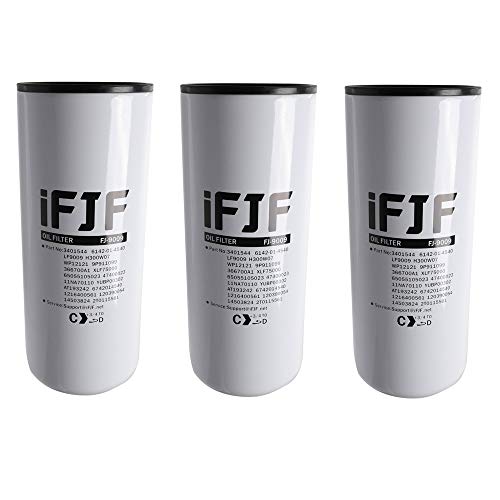 Ifjf Lf9009 Oil Lube Filter Replacement For Isc 8.3L Isl/Qsl 9.0L Ism N14 M11 Diesel Engines Replaces 3401544 Xlf75000(Set Of 3) #TOP14
