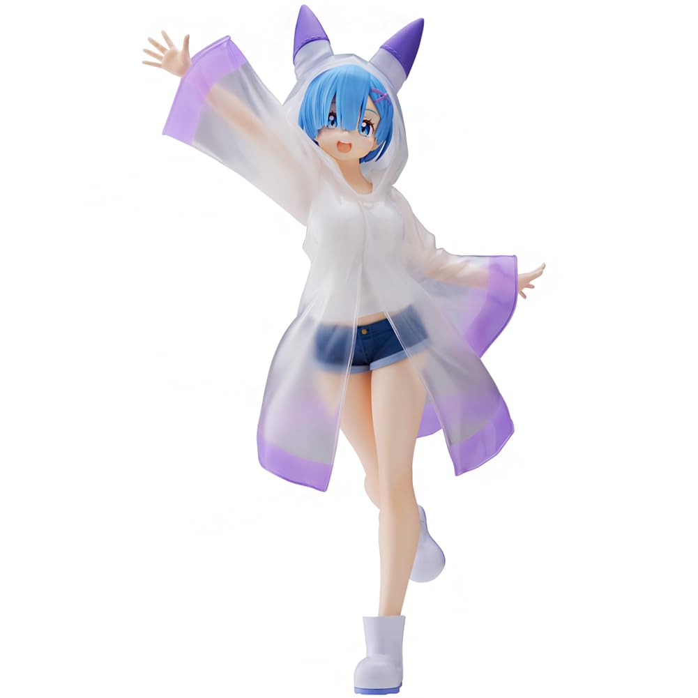 Amazon.co.jp: Re:0 レムラムフィギュア猫耳レインコートバージョン
