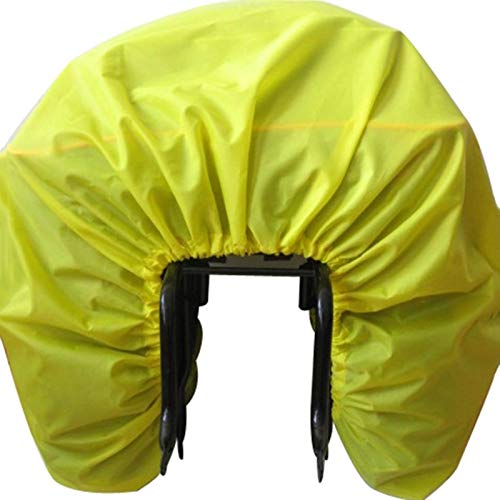 Fahrrad Tasche Gepäckträger Regenschutz Raincover Regenhaube Regenhülle Fluoreszierende Hülle Dehnbar & Flexibel Cover Rad-Koffer/Rad-Tasche Abdeckung Regenschutz Wasserschutz 126 X 66 Cm Cover