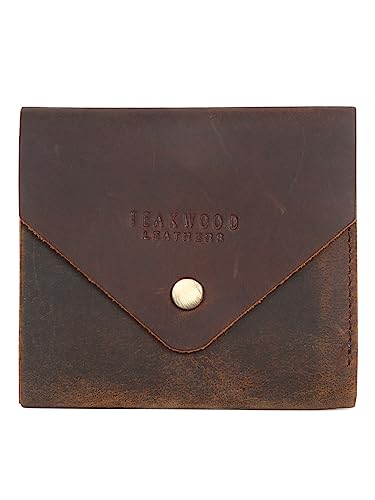 Image of TEAKWOOD LEATHERS Wallet for Men I Handcrafted I Multiple Credit /Debit Card Slots