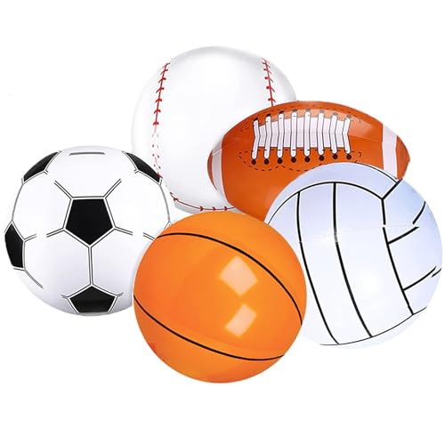 Pallone da Spiaggia,XineYuor 4PCS Pallone Gonfiabile Spiaggia, Palloni Acqua Pallone da Piscina per Bambini Adulti per Eestive all'aperto Festa