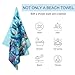 Ocean Scuba Diver Soft Beach Towel Quick Dry Bath Swim Towels for Women Men Travel Vacation 31