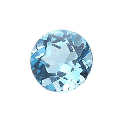 3.65-4.65 Cts of AAA 10 mm Round Loose Swiss Blue Topaz (1 pc) Gemstone2