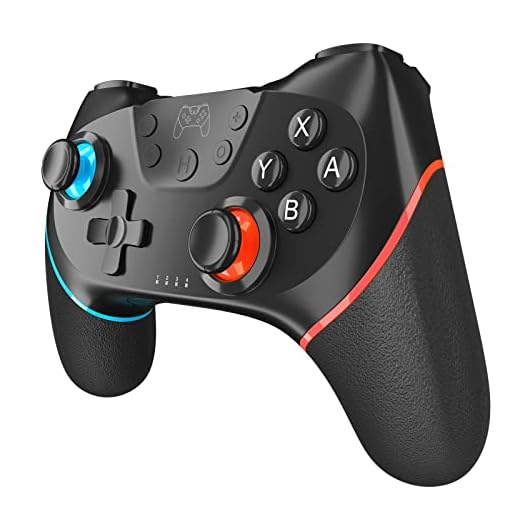 Mando Nintendo Switch, Mando Switch Inalámbrico para Nintendo Switch/ Lite, Mando Switch pro apoya dualshock, Turbo y Giroscopio con Cable de Carga