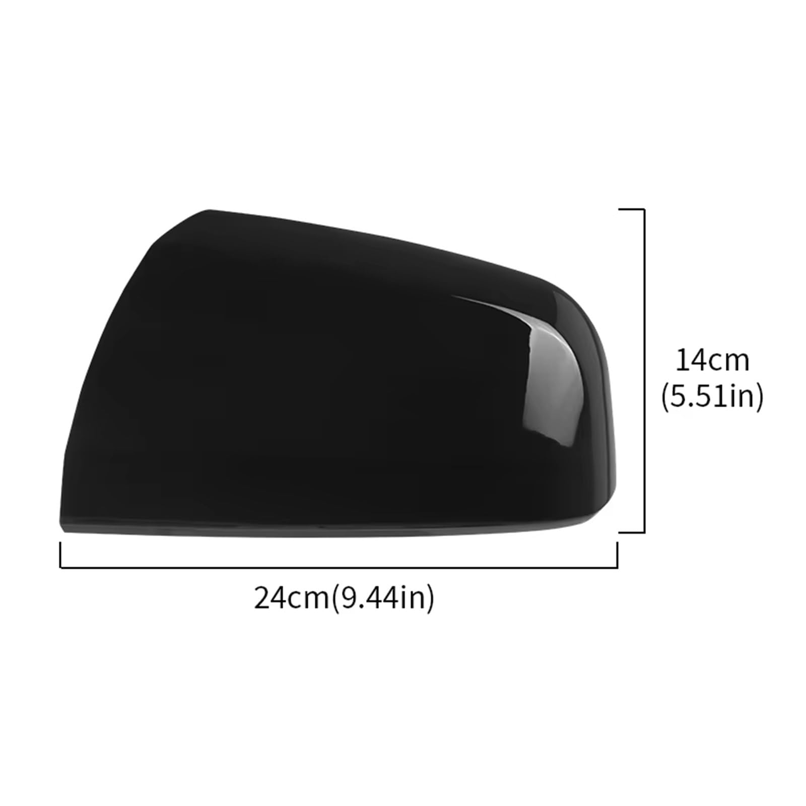 Obudowa wsteczna, osłona na drzwi, przednie boczne lusterko, zamiennik do Vauxhall do Zafira B 2009, 2010, 2011, 2012, 2013, 2014, czarno-białe, z włókna węglowego, osłona lusterka bocznego (1 para