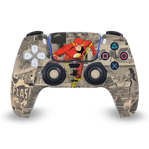 Autocollant de jeu Flash DC Comics peau vinyle Sony PS5 Digital