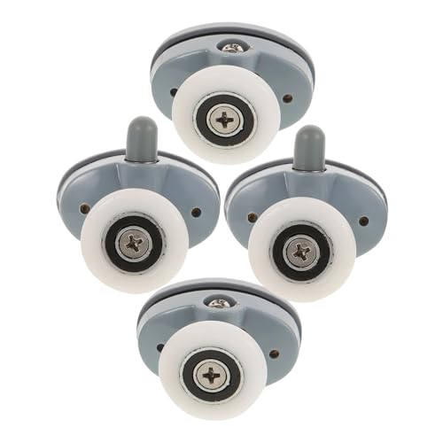 jojofuny Set Da 4 Rulli Di Ricambio Per Porte Scorrevoli in Vetro Doccia Accessori Ferramenta Per Cabina Doccia Guida Per Porte a Vetro