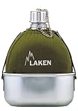 Laken Clásica, Cantimplora de Aluminio con Marmita 0,6 Litro y Fonda de Fieltro, 1 L