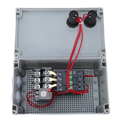 Arrancador de motor magnético trifásico 380V regulable e interruptor de 4KW 4