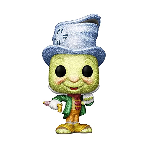 Funko Pop! Disney Pinocchio Diamond Collection Jiminy Cricket Bam Exclusive With A Funko Pop! Box Protector
