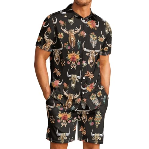 Couple Pajamas Matching Sets Womens Pajama Sets With Pockets Button Down Loungewear for Men3