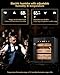 FANKAI Electric Cigar Humidor Cabinet with Temperature & Humidity Control System, 50L Cooling Cigar Fridge up to 300 Counts, Cedar Wood Shelves,Digital LED Screen,Fingerprint Safety Lock,Gift for Men