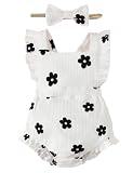 Fullfamous Infant Baby Girl Clothes Outfits Romper Spring Summer Clothing Onesie Bodysuit Jumpsuit ropa de bebe niña Daisy 0-3 Months