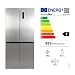 UNIVERSALBLUE | Frigorífico Americano 4 Puertas Inox | No Frost | Eficiencia...