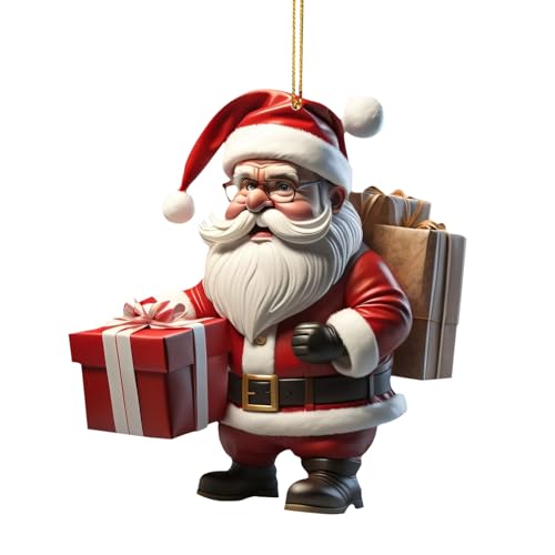 Weihnachtsdekoration, Weihnachtsmann, Dekoration zum Aufhängen, aus...