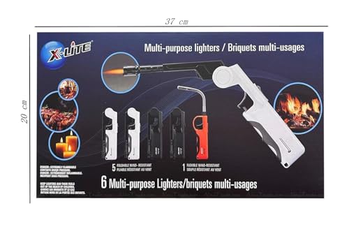 Encendedores X-Lite multipropósito pack 6 unidades miniatura 3
