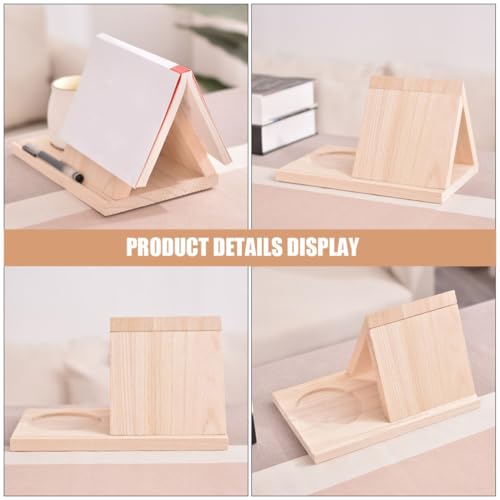 Organizador de escritorio triangular Happyyami para sujetar libros sin ocupar espacio 4