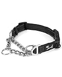 🐕 【Reflective collar】La costura altamente reflectante proporciona una buena visibilidad en la noche para garantizar la seguridad y puede ayudarle a encontrar fácilmente a su mascota en la noche o en situaciones de poca luz. Este collar clásico se adapta a todas las correas y es ideal para el entrenamiento, el paseo, etc.